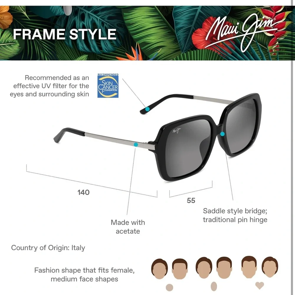 Maui Jim Black Sunglasses